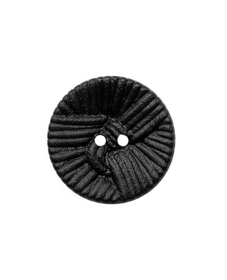 polyamide button round shape ball-of-yarn-look  2 holes - Size: 15mm - Color: black - Art.No.: 281327