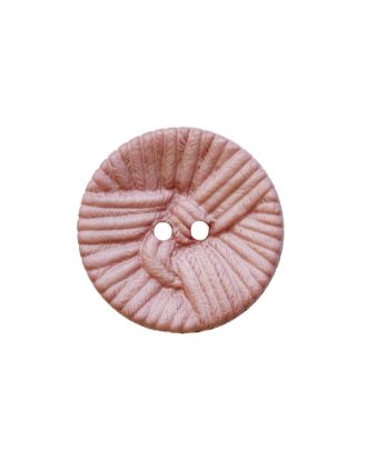 polyamide button round shape ball-of-yarn-look  2 holes - Size: 25mm - Color: pink - Art.No.: 375113