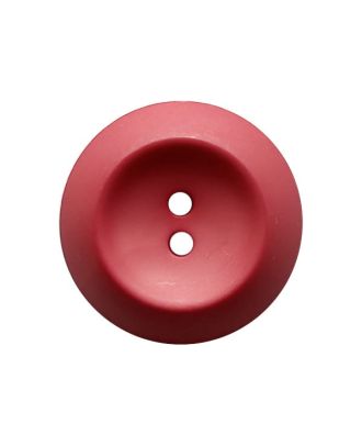 polyamide button with matt surface and 2 holes - Size: 34mm - Color: red - Art.No.: 424122