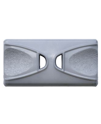 polyamide button oblong shape with 2 holes - Size: 45mm - Color: blue - Art.No.: 425104