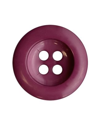 polyamide button with shiny surface and 4 holes - Size: 28mm - Color: berry colour - Art.No.: 384103