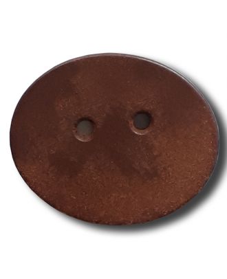 wood button with 2 holes - Size: 23mm - Color: brown - Art.No. 311023