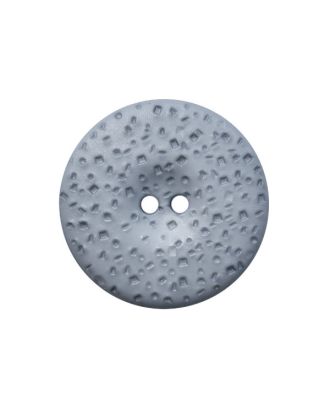 polyamide button round shape structured surface with 2 holes - Size: 28mm - Color: blue - Art.No.: 385109