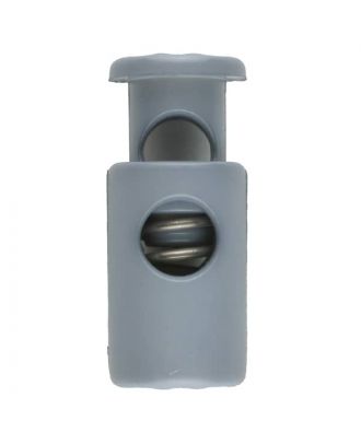cord stopper with spring - Size: 28mm - Color: grey - Art.No. 281071