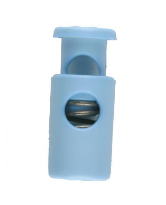 cord stopper with spring - Size: 28mm - Color: blue - Art.No. 281073