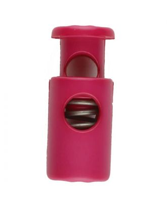 cord stopper with spring - Size: 28mm - Color: pink - Art.No. 281077