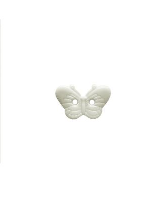 children button shape of a butterfly with 2 holes - Size: 15mm - Color: beige - Art.No.: 281307