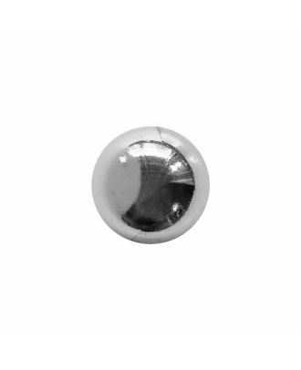 full metal button round shape with shank - Size: 11mm - Color: silver - Art.No.: 241284