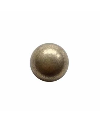 full metal button round shape with shank - Size: 11mm - Color: old brass - Art.No.: 241285