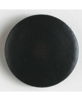 genuine leather button - Size: 25mm - Color: black - Art.-Nr.: 430039